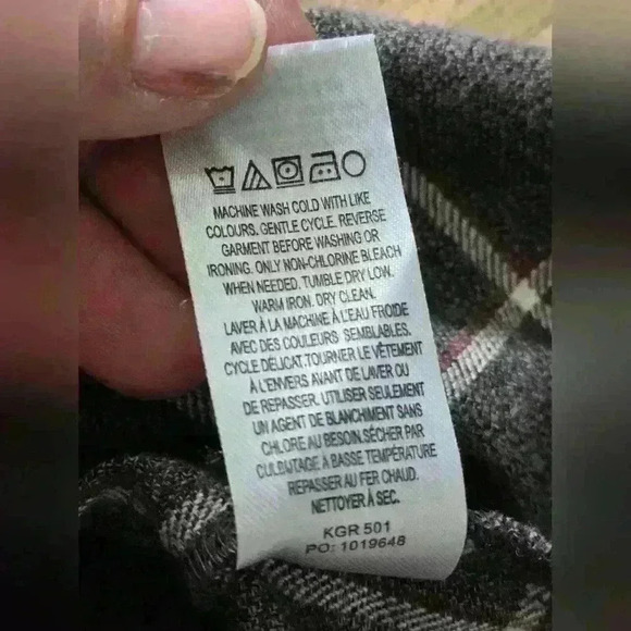 HATLEY large Grey 💯 Cotton women's shirt dress - Picture 13 of 15